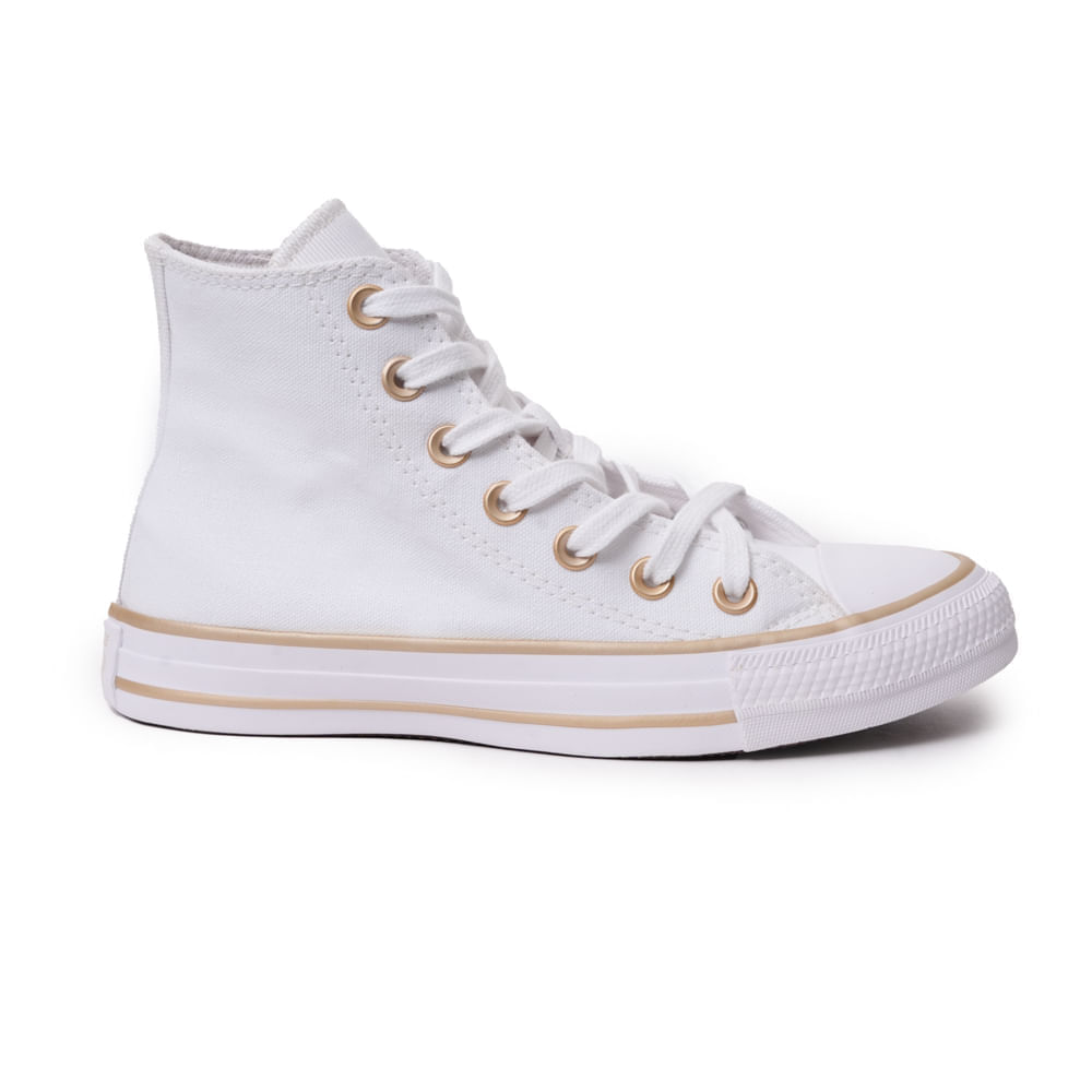 Tenis-Feminino-Cano-Medio-Chuck-Taylor-All-Star-Branco-Dourado