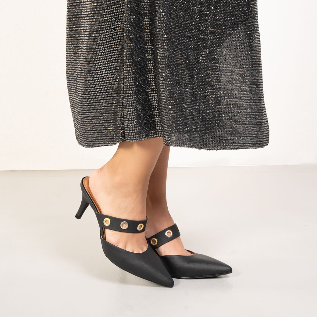 Mule Vizzano Sapatilha Vizzano Passarela Sapato Feminino Mule