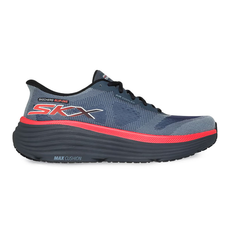 Tênis Treino Skechers Max Cushioning Masculino Azul