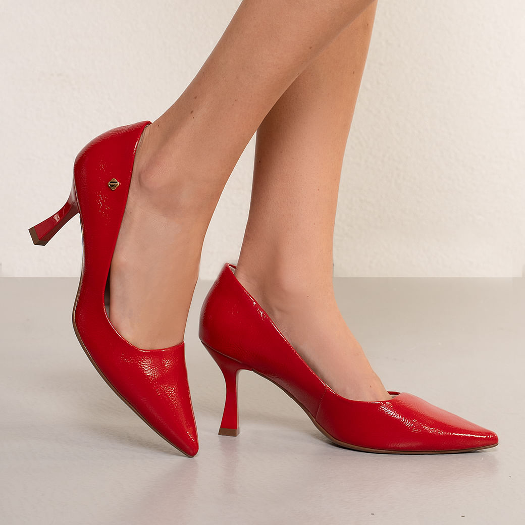 Sapato Feminino Scarpin Classic Bebece Vermelho PaquetΓ‘