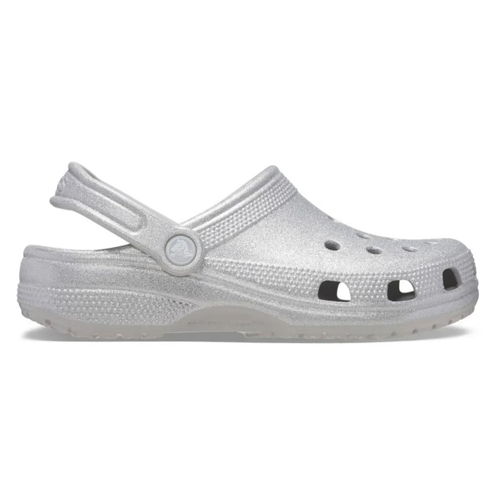 Babuche-Crocs-Classic-Clog-Feminina-Prata