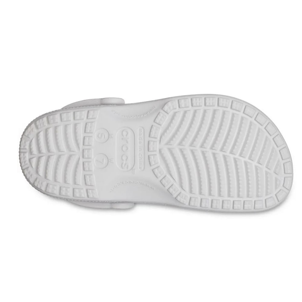 Babuche-Crocs-Classic-Clog-Feminina-Prata