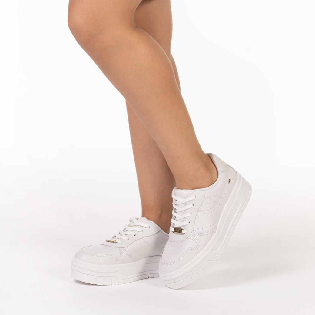 Tênis Casual Branco Dakota Feminino Confortável e Estiloso Oscar