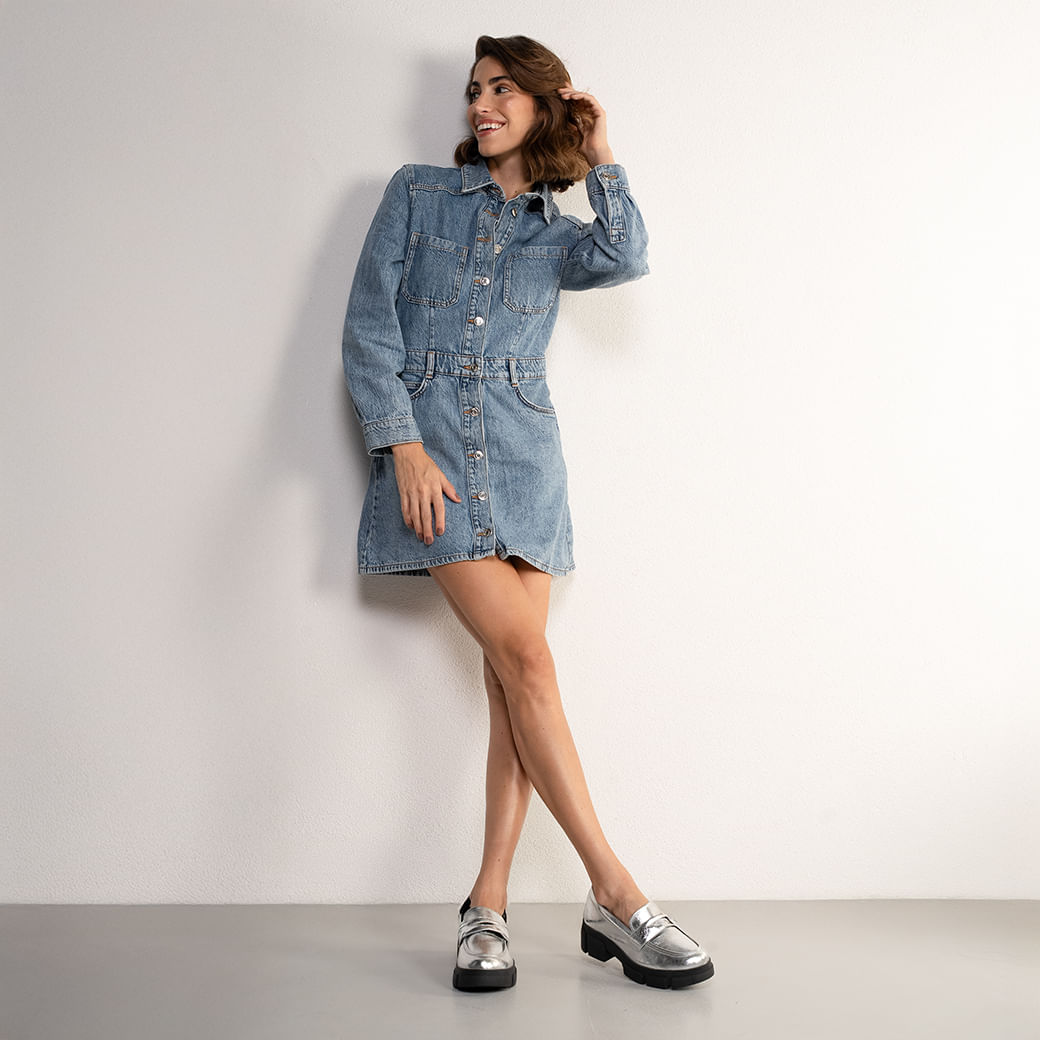 Sapato Feminino Mocassim Quiz Prata Conforto e Estilo Paquetá