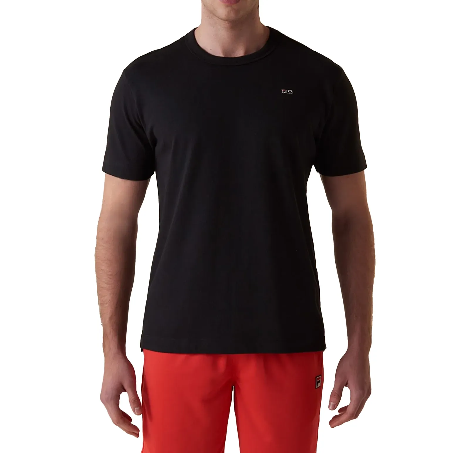 Camiseta Masculina Regular Essential Everyday Fila Preto