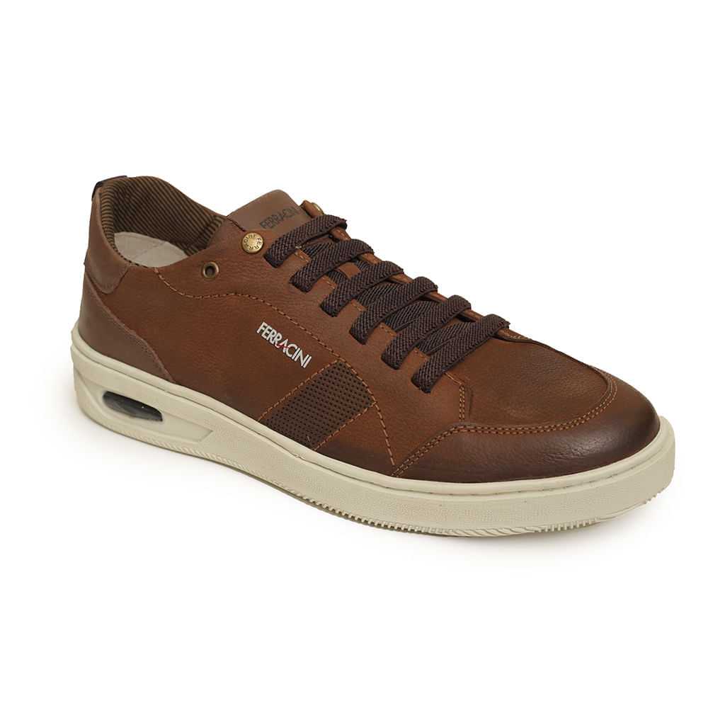 Tenis-Marrom-Chocolate-Ferracini-Calce-Facil-Masculino