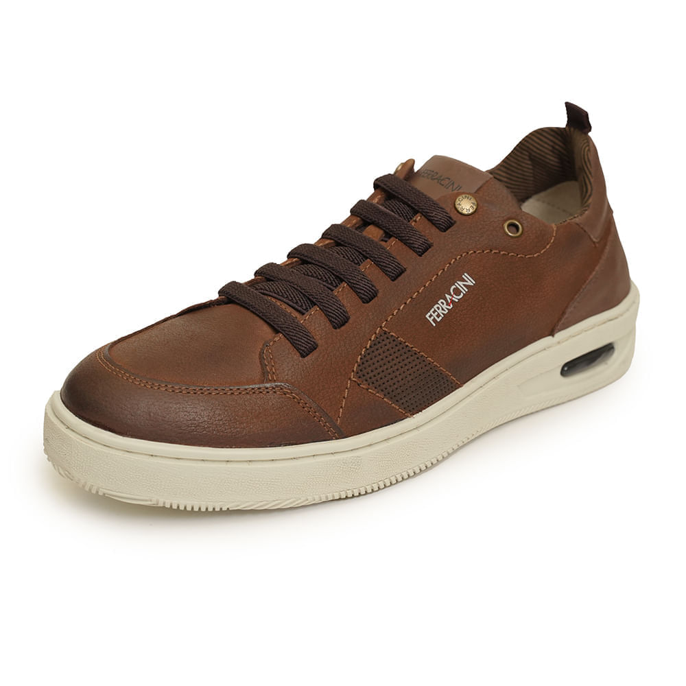 Tenis-Marrom-Chocolate-Ferracini-Calce-Facil-Masculino