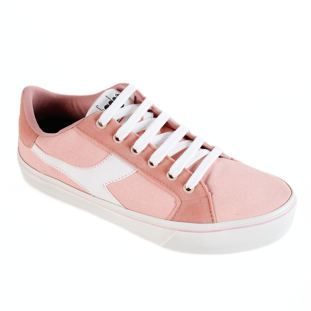 Tenis-Feminino-Casual-Play-Canvas-Diadora-Rosa