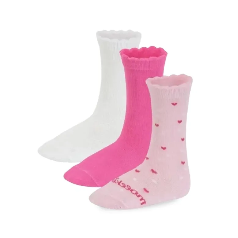 Molekinha-Meia-2799224410-86679-TAM-23-ao-27-Rosa-Multi-RosaPinkBranco-Algodao1