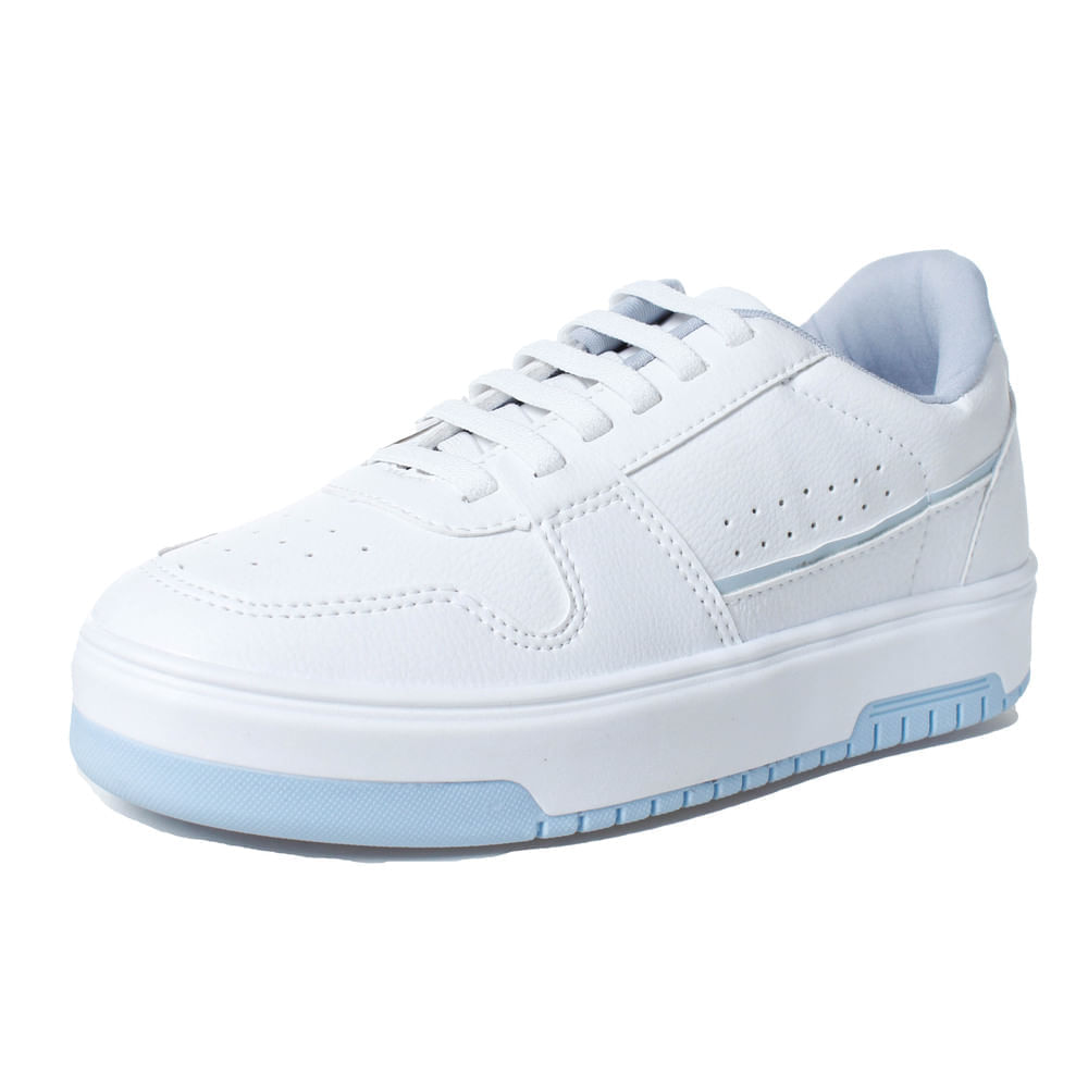 Tenis-Branco-e-Azul-Done-Head-Casual-Unissex