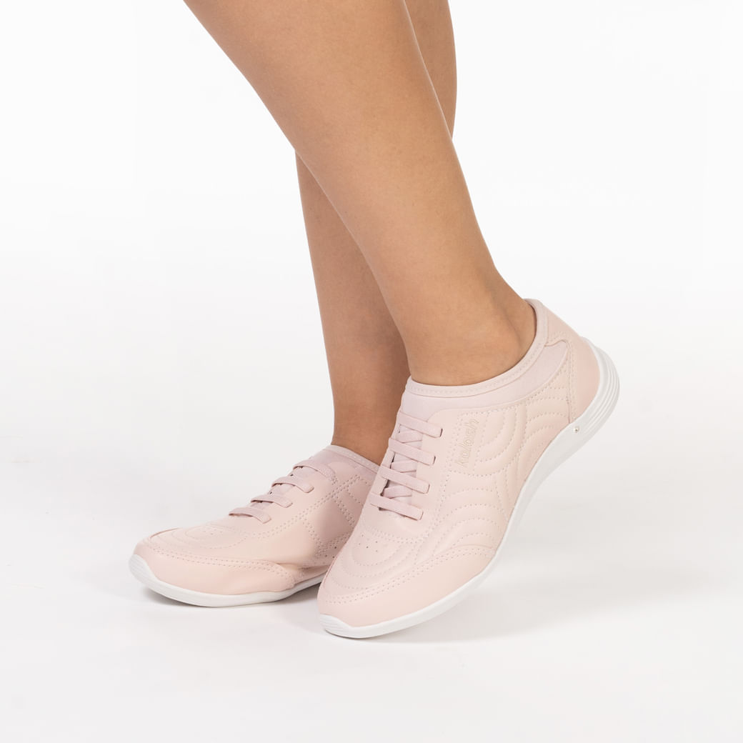 Tênis Casual Kolosh Feminino Rosa vista frontal
