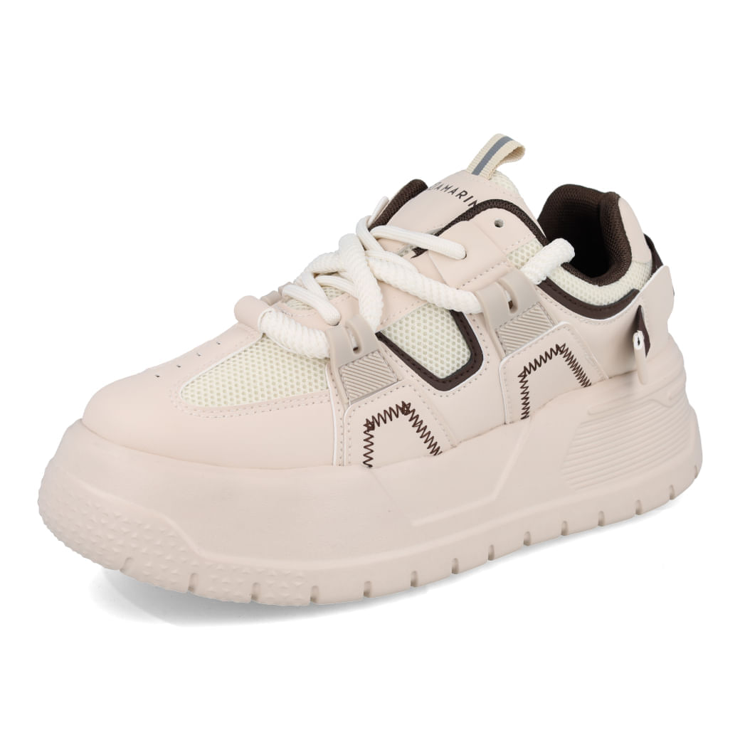 Tênis Casual Ramarim Venice Feminino Creme | Paquetá