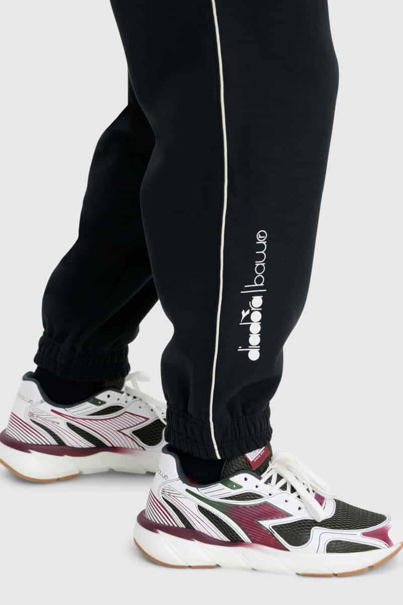 TEXTIL CALCA ESPORTE UNISSEX PRETO 0089989-040 TRACK BAW X DIADORA POLIESTER-1761142757580