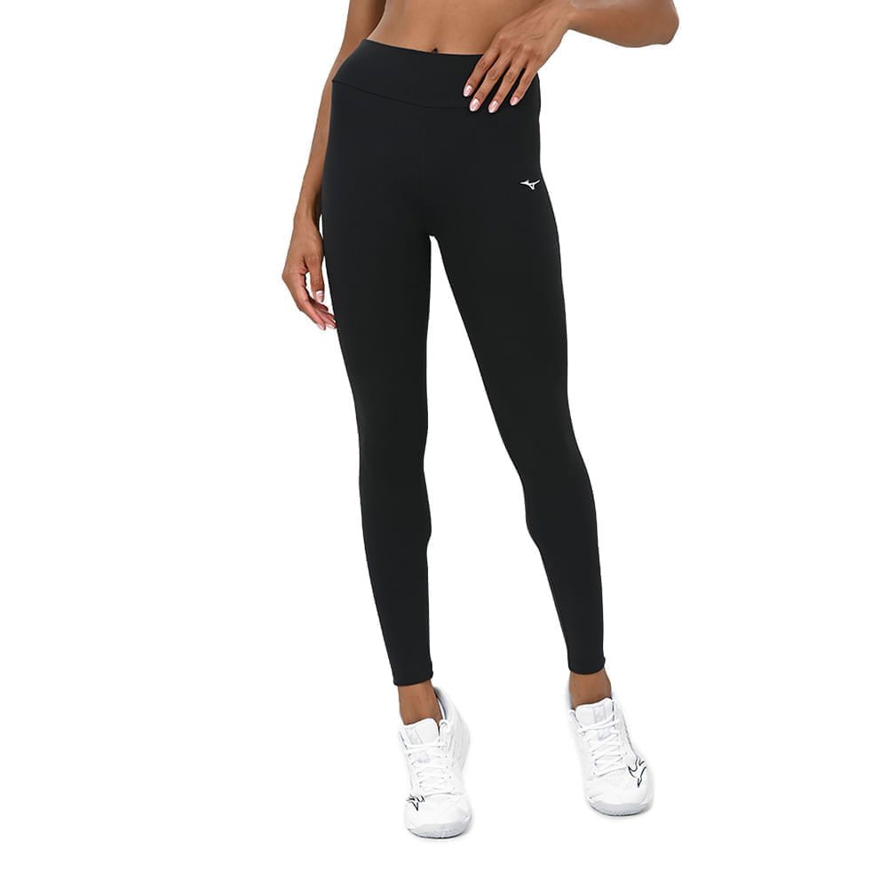 Calça Legging Essence Mizuno Feminina Preto | Paquetá Esportes