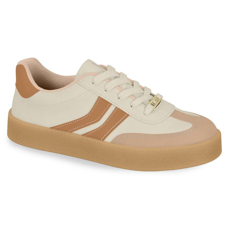 Tênis Casual Vizzano Off White Feminino