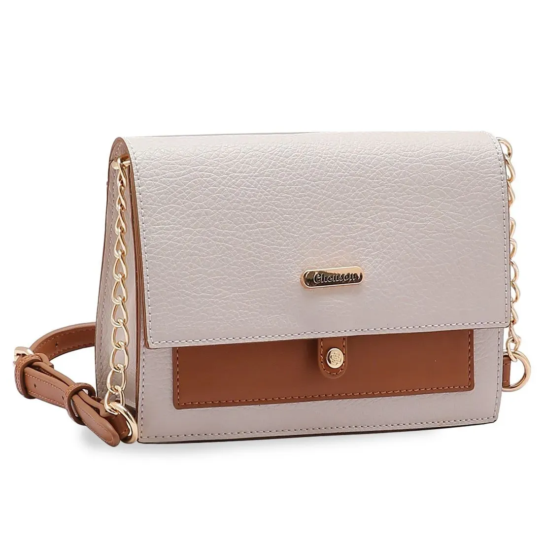 Bolsa Tiracolo Chenson Atemporal Feminina Nude