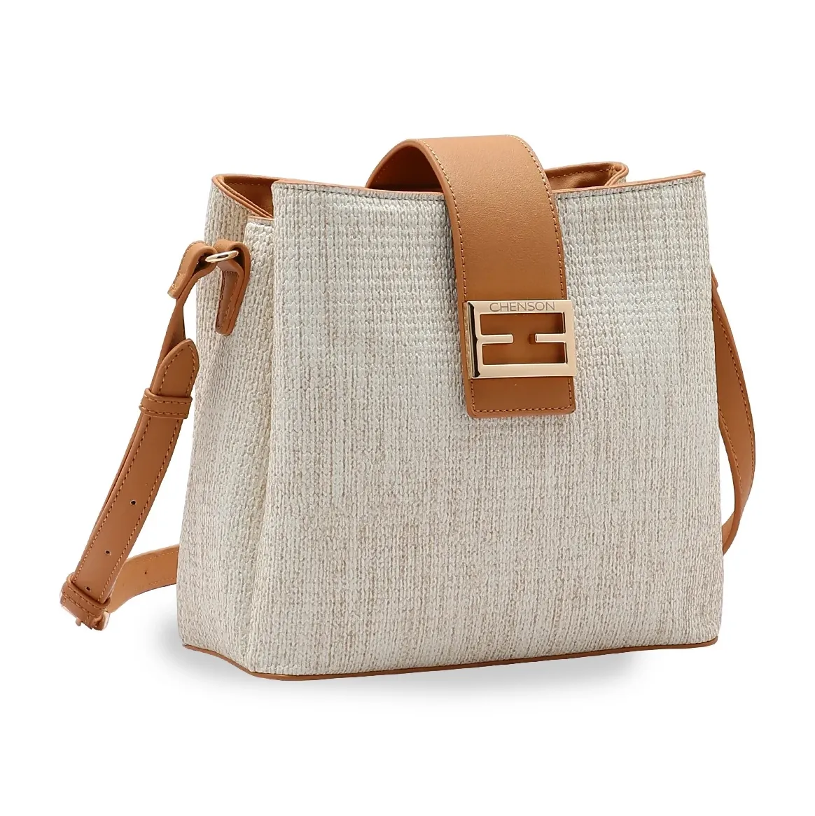 Bolsa Tiracolo Chenson Elegance Off White Feminina