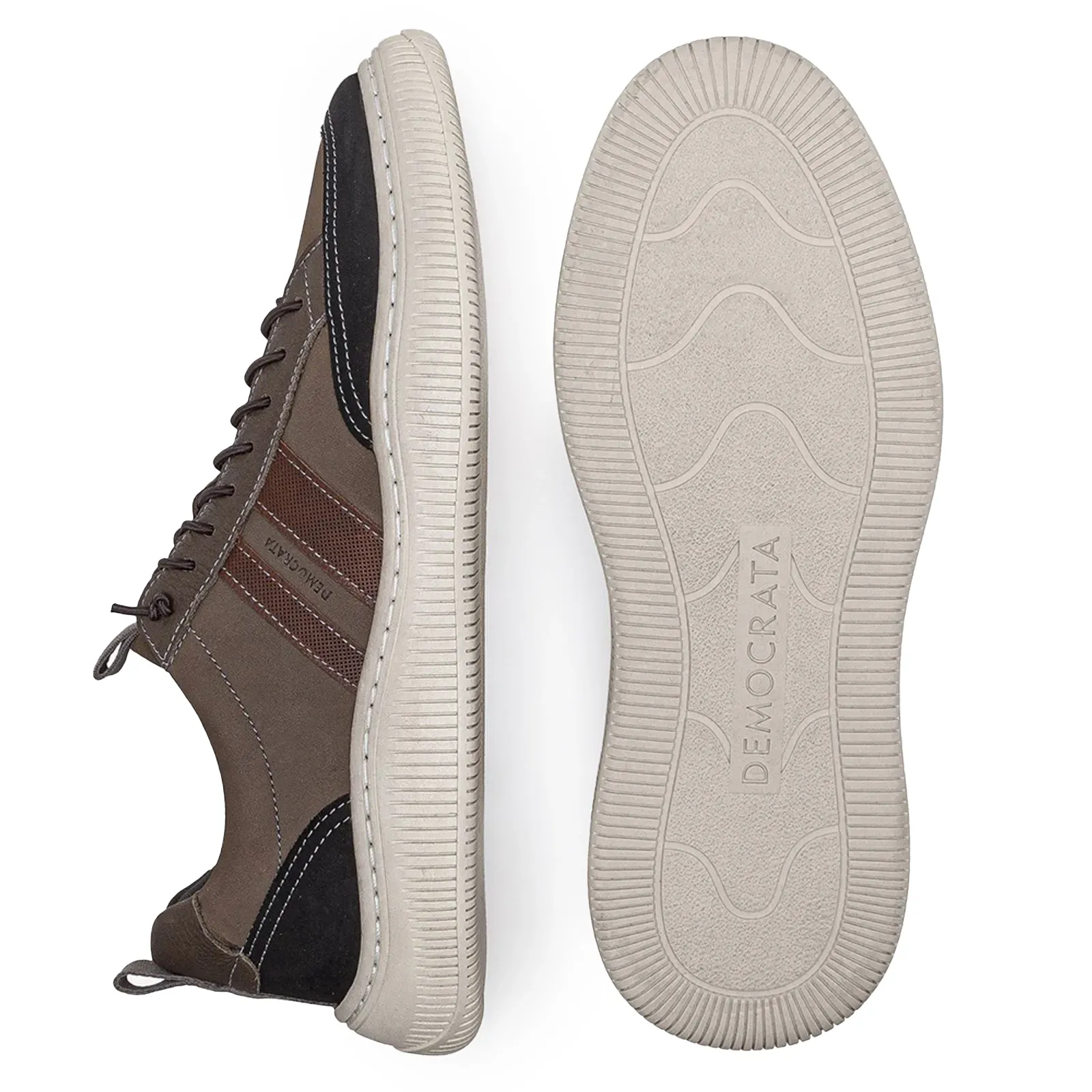 Democrata-Tenis-Casual-625101-006-PretoSmoke-Nobuck--1-