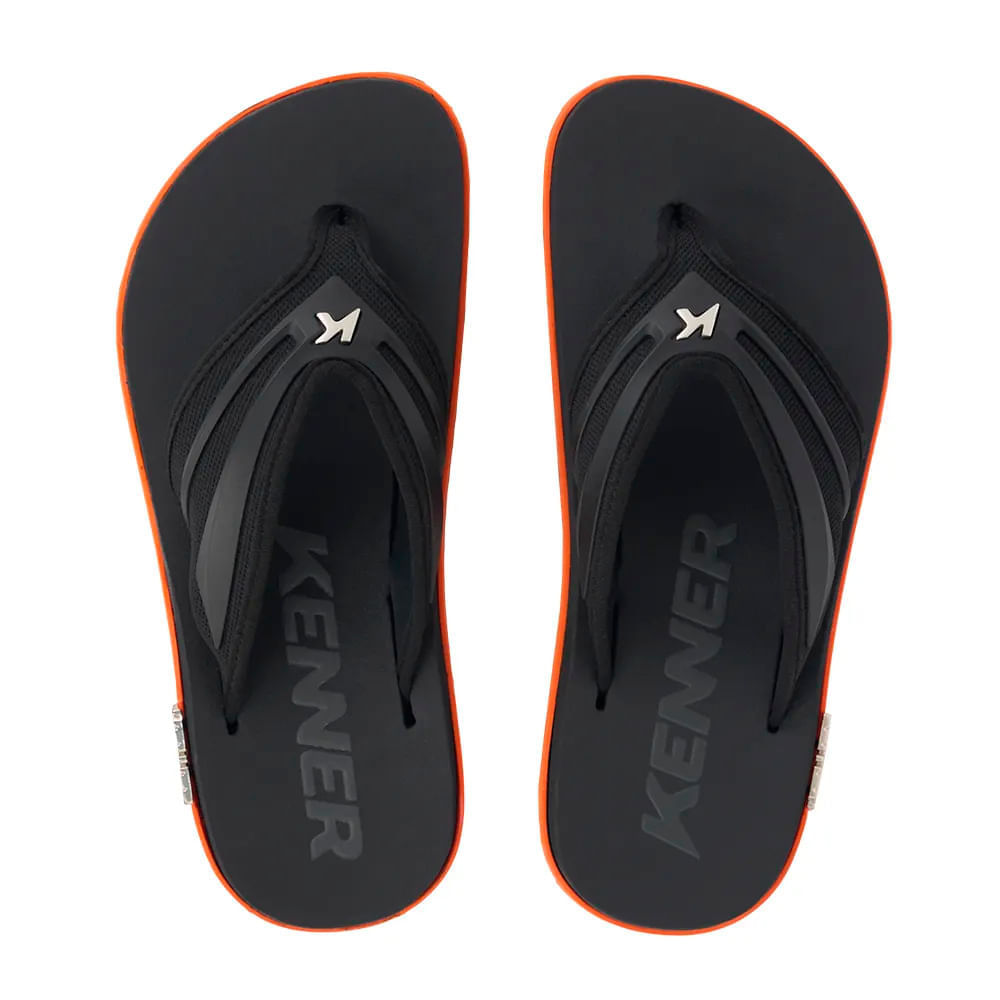 Chinelo Kenner Kivah New Force Masculino Preto Oscar