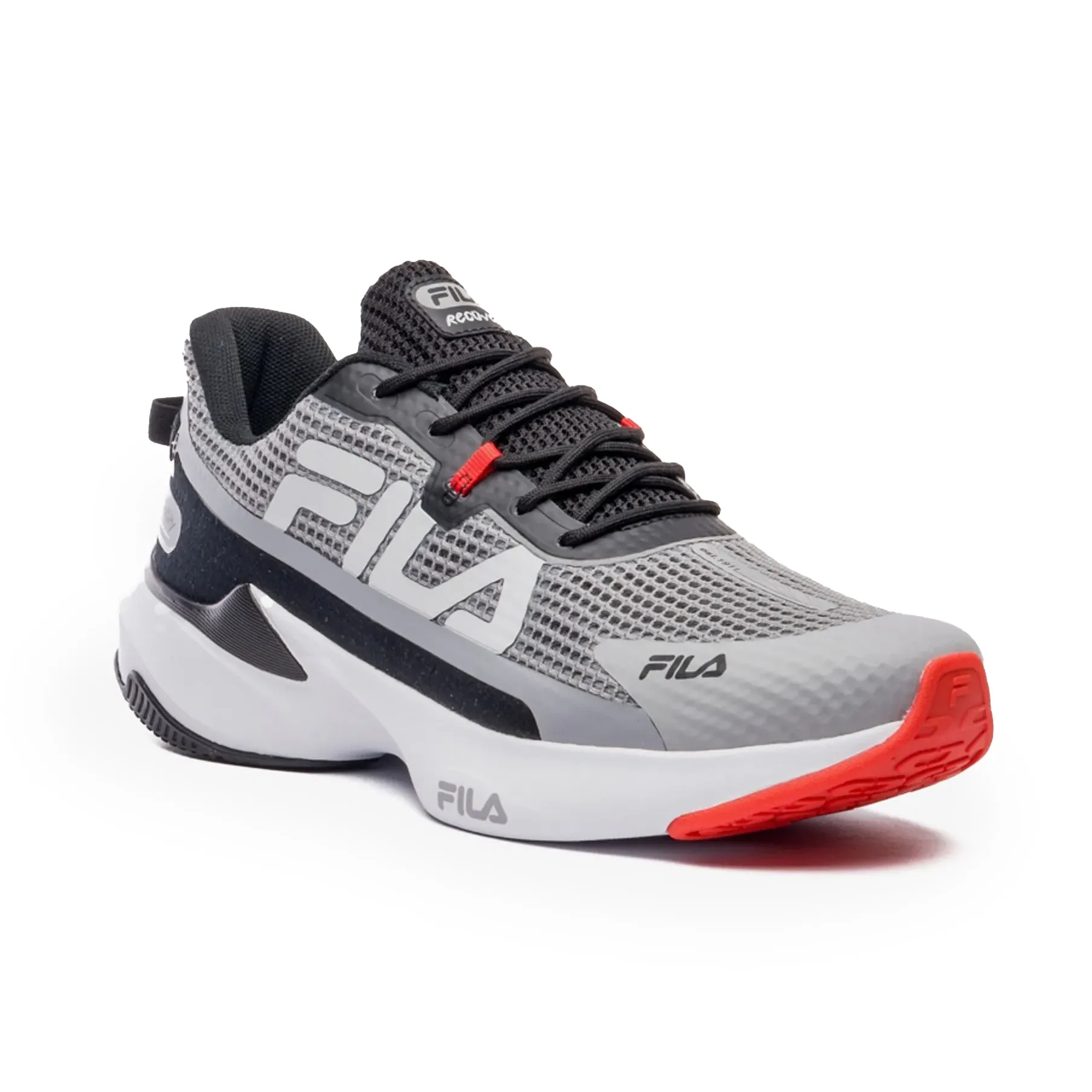 Tênis Fila Recovery Masculino Cinza – Running com Amortec. E