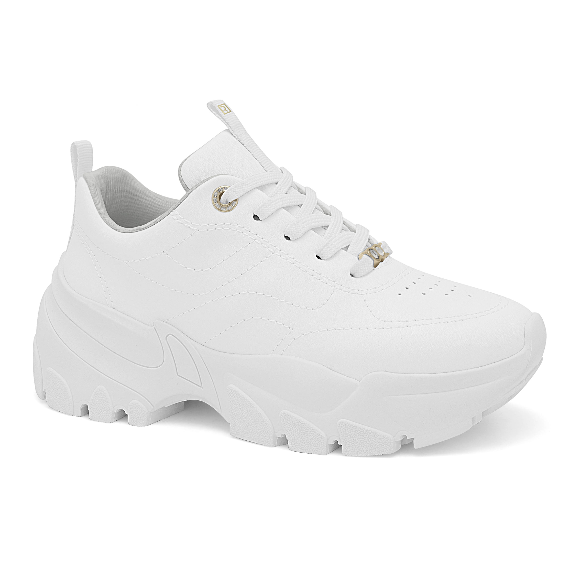 Tênis casual feminino branco Ramarim destaque em conforto e design