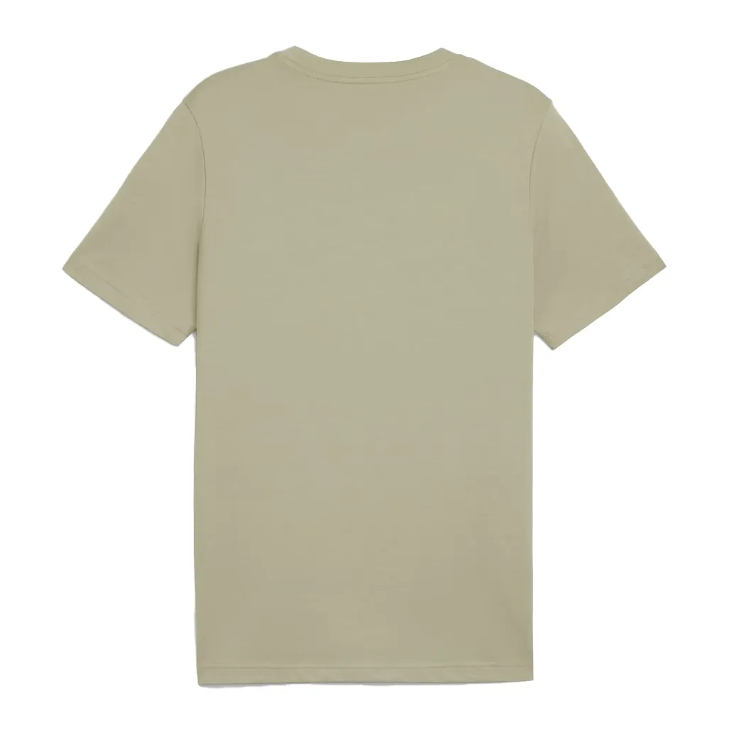 Camiseta Puma masculina verde oliva destacando conforto e estilo