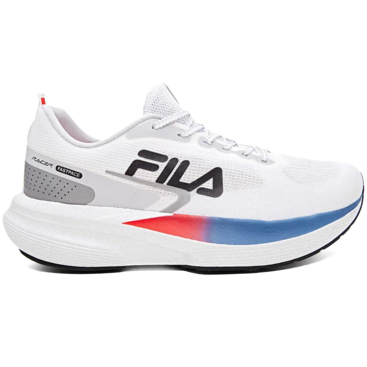 Tênis de Corrida Fila Racer Fastpace Masculino Branco