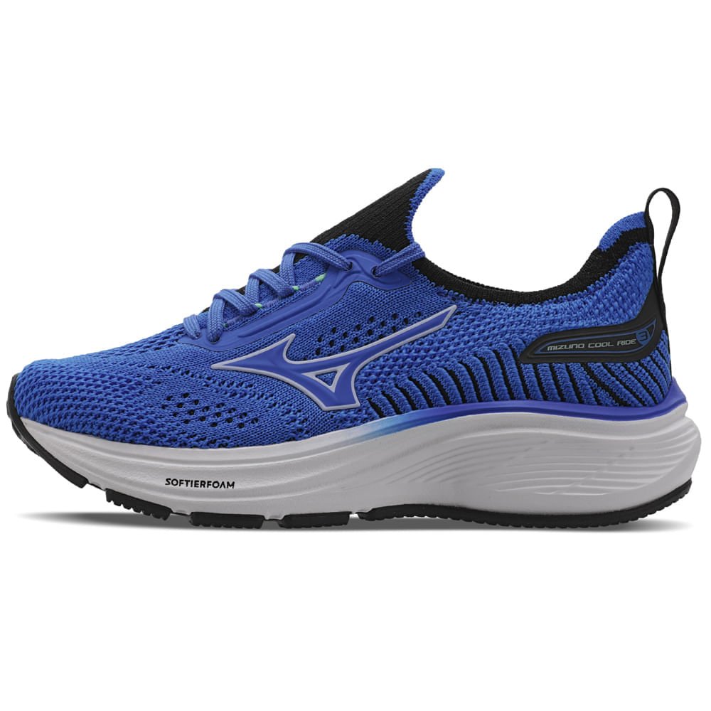 Tênis Infantil Mizuno Cool Ride 3 Marinho Confortável | Oscar