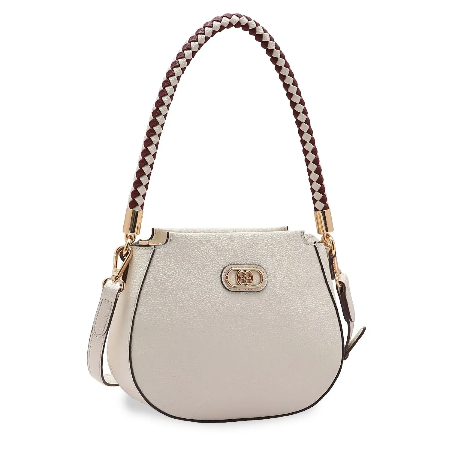Bolsa Tiracolo Chenson Alças Trançadas Feminina Off White
